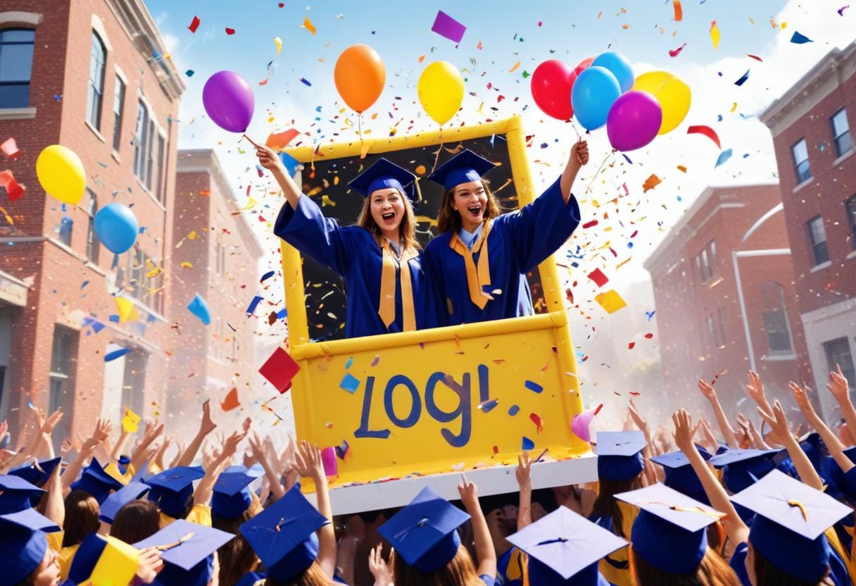 Roliga studentflak citat som får er att skratta illustration