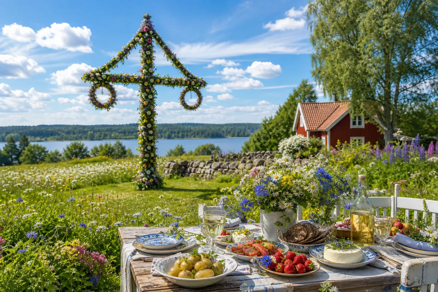 Är man ledig midsommarafton? Få svaren här illustration