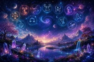Känn magin i dagens horoskop miracle illustration