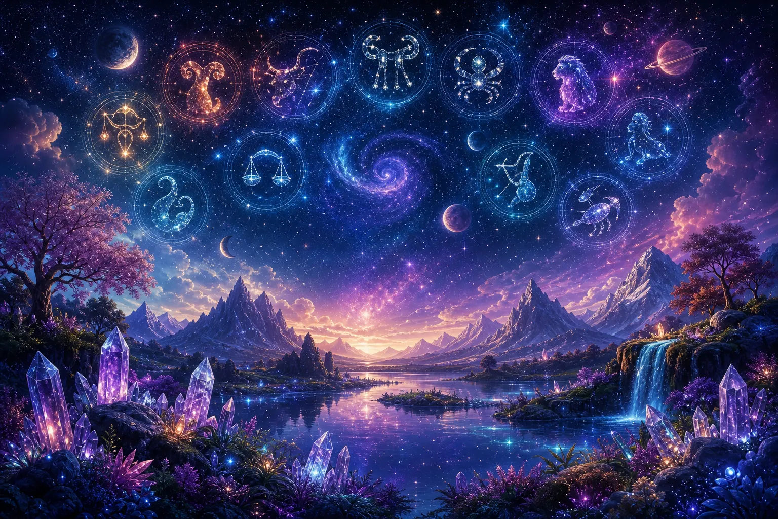 Känn magin i dagens horoskop miracle illustration